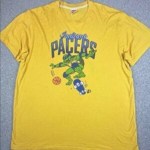 HOMAGE Yellow Indiana Pacers Graphic Tee